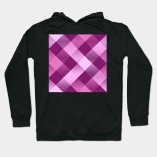 Magenta Plaid Hoodie